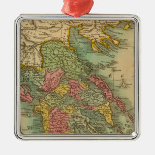 Greece 8 metal ornament