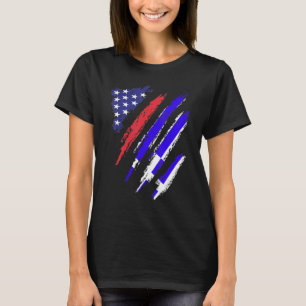 Greece American Grown Flag USA Patriot Heritage Mo T-Shirt