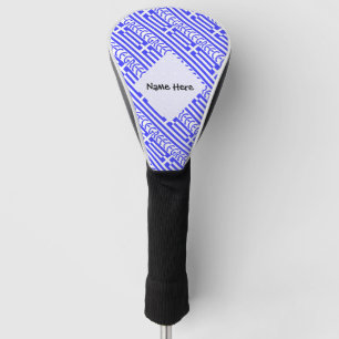 Greece and Greek Flag Tiled with Your Name Golf Head Cover