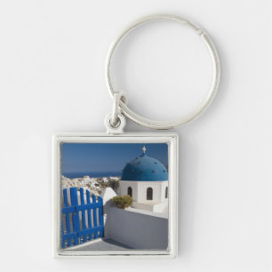 Greece and Greek Island of Santorini from the Keychain