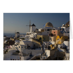 Greece and Greek Island of Santorini town of Oia