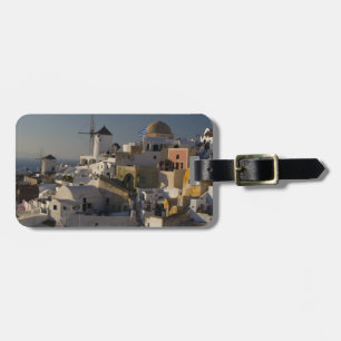 Greece and Greek Island of Santorini town of Oia Luggage Tag
