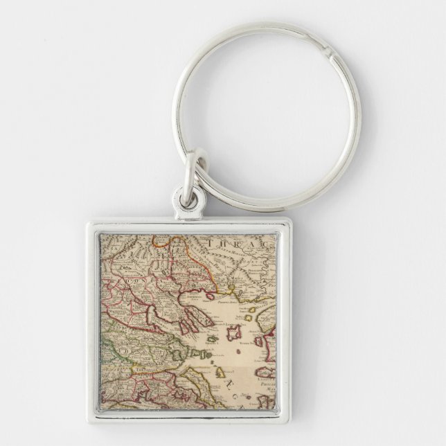Greece and Macedonia Keychain (Front)