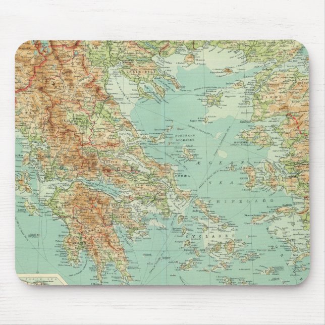 Greece and the Aegean Mouse Pad (Front)