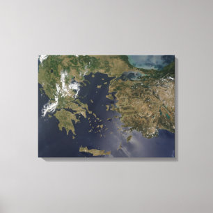 Greece and Turkey Canvas Print