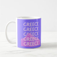 Greece, Athens Travel Art, Retro Travel Art