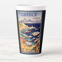 Greece Athens Travel Poster