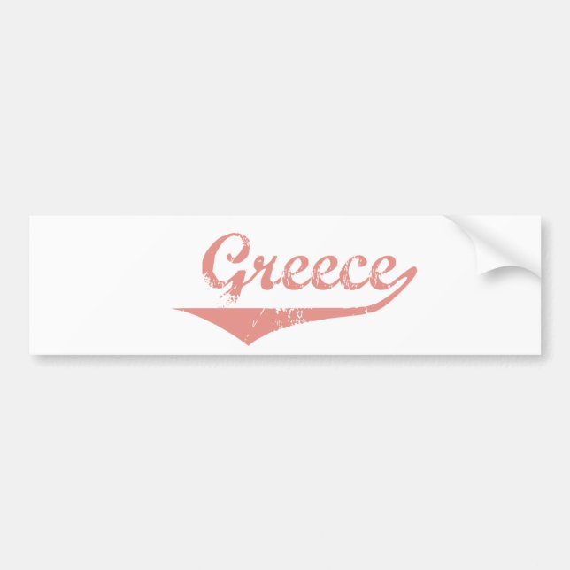 Greece Bumper Sticker (Front)