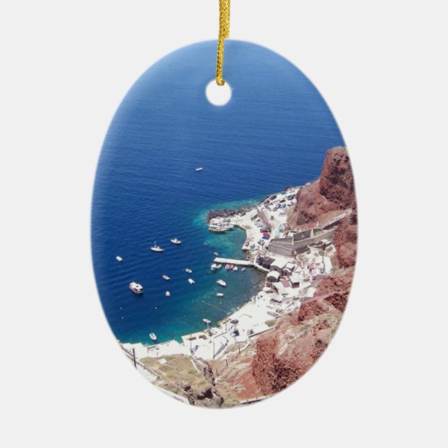 GREECE CERAMIC ORNAMENT (Front)