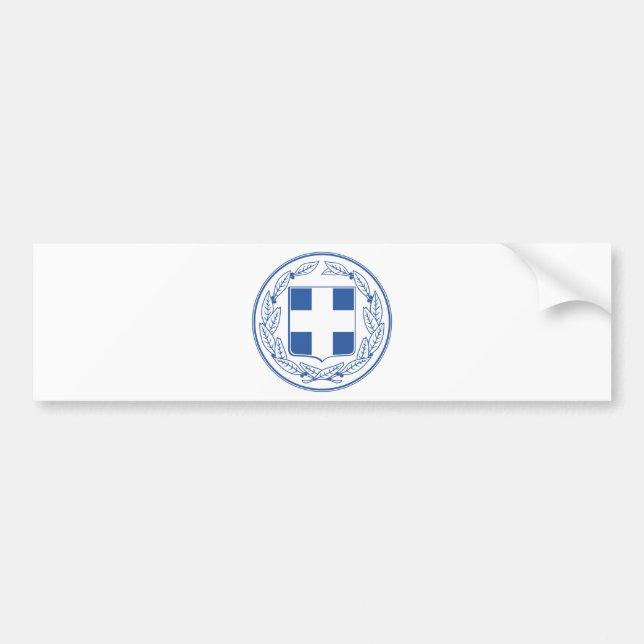 Greece Coat of arms GR Bumper Sticker (Front)