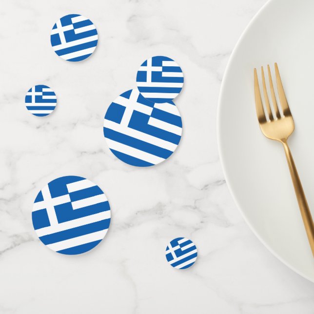 Greece Confetti, party, Greek Flag Confetti (Group)