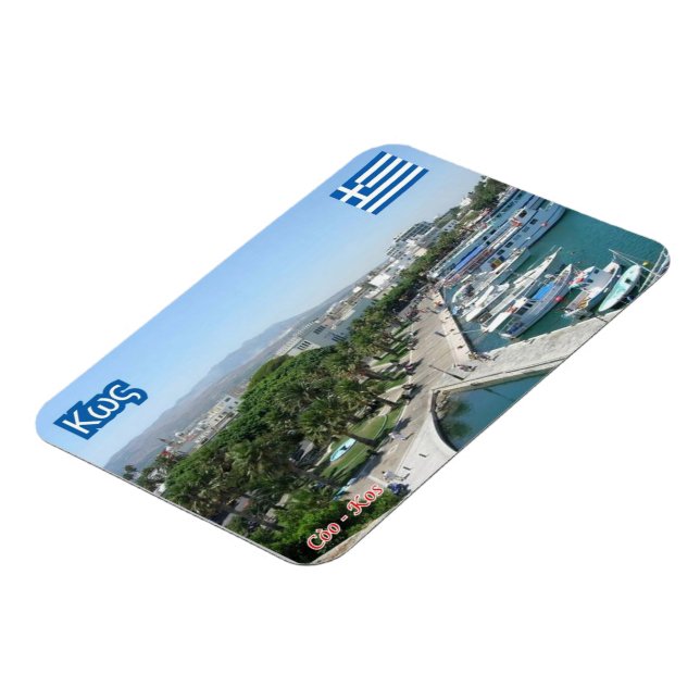 Greece - Coo - Kos - island - Magnet (Left Side)