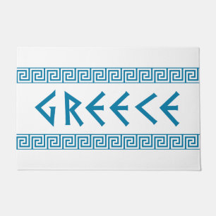 greece country nation text name symbol greek trave doormat
