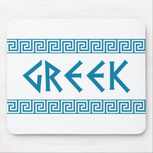 greece country symbol name text greek mouse pad