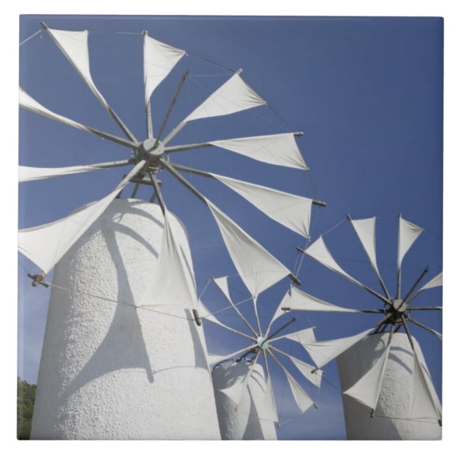 GREECE, CRETE, Iraklio Province, Ano Kera: 2 Tile (Front)