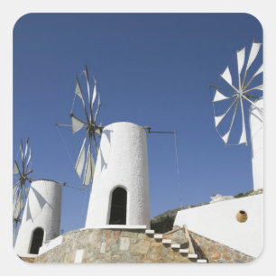 GREECE, CRETE, Iraklio Province, Ano Kera: Square Sticker