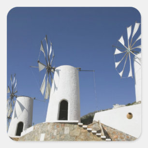 GREECE, CRETE, Iraklio Province, Ano Kera: Square Sticker