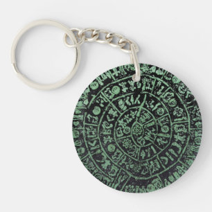 Greece Crete Phaistos ancient disc history code Mi Keychain