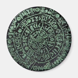 Greece Crete Phaistos ancient disc history code Mi Magnet