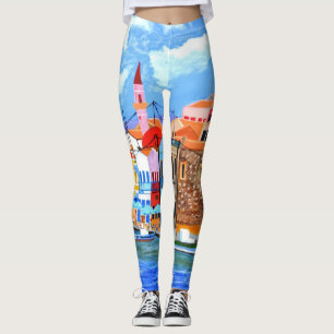 Greece Custom Leggings
