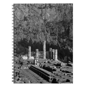 Greece Delphi Apollo Temple 1970 Notebook
