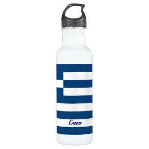 Greece flag 710 ml water bottle