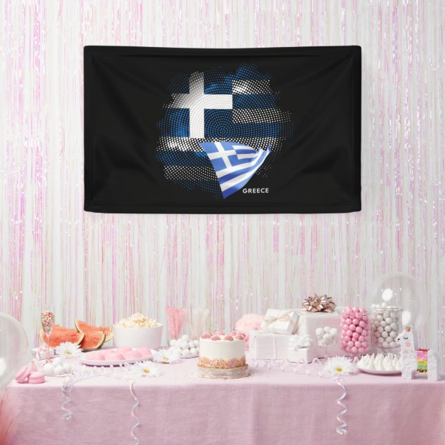 Greece flag banner (Party)