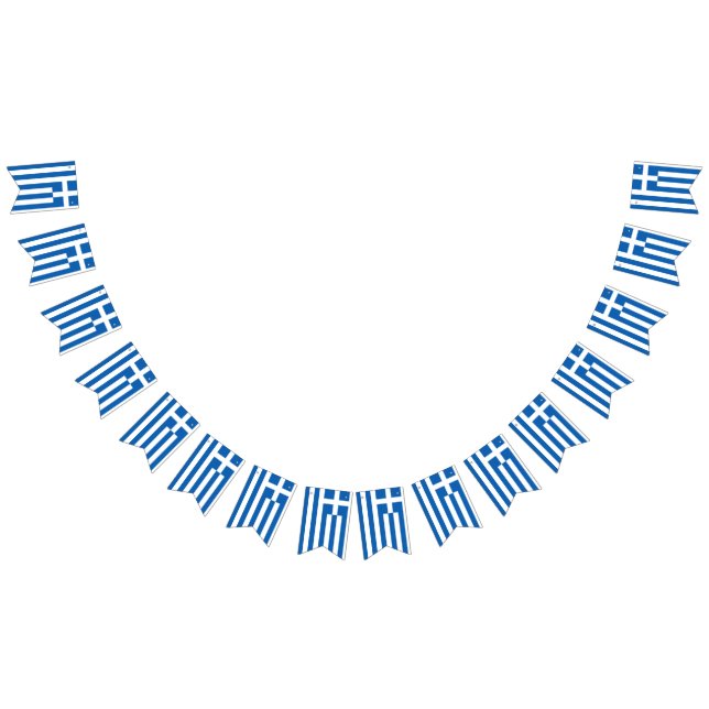 Greece flag banner bunting (All)