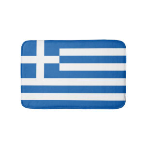 Greece flag bath mat