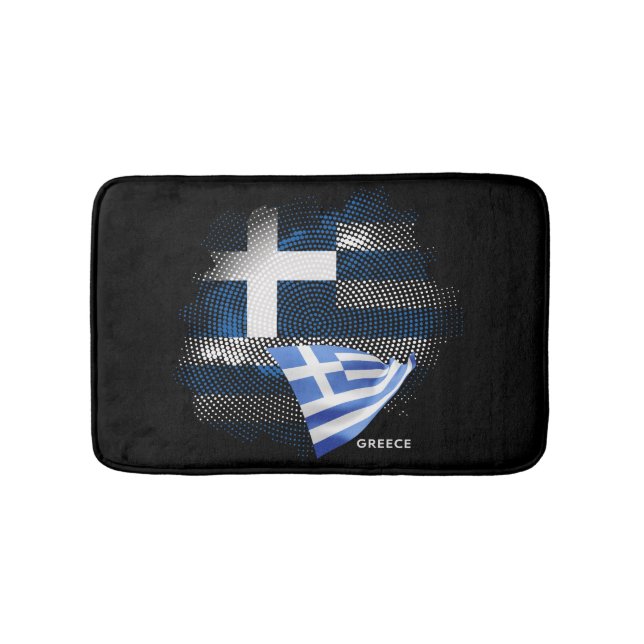 Greece flag bath mat (Front)