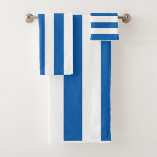 Greece flag bath towel set