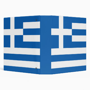 Greece flag binder