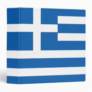 Greece Flag Binder