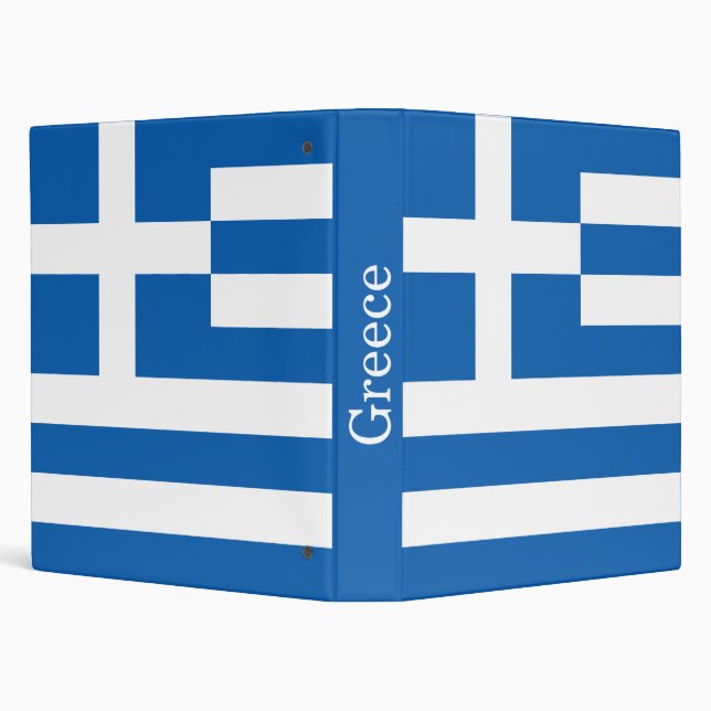Greece Flag Binder (Background)