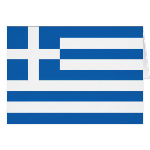Greece Flag Card