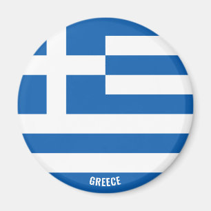 Greece Flag Charming Patriotic Magnet