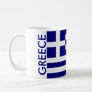 GREECE FLAG COFFEE MUG