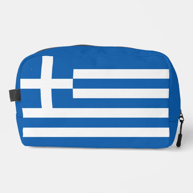Greece flag dopp kit (Front)