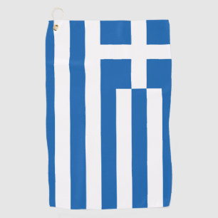 Greece flag  golf towel