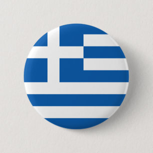 Greece Flag GR 2 Inch Round Button