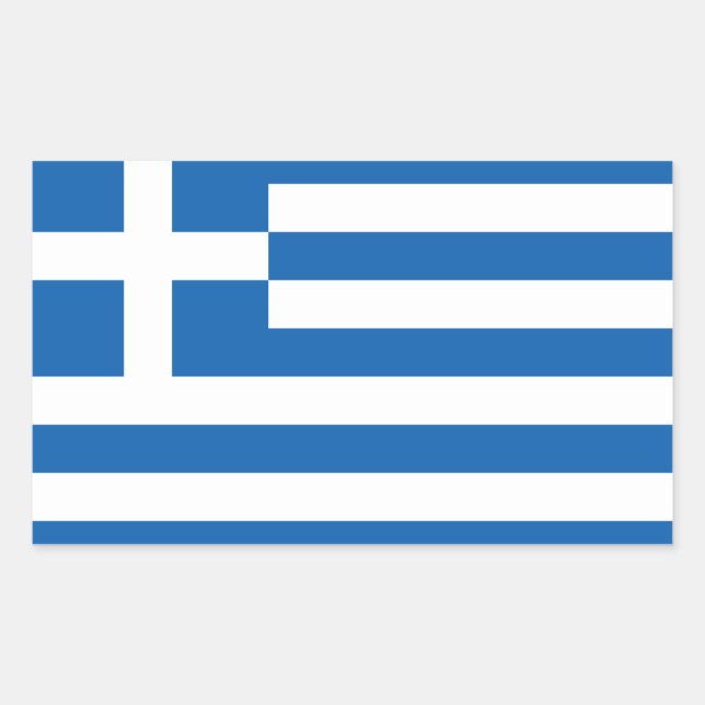 Greece Flag GR Sticker (Front)