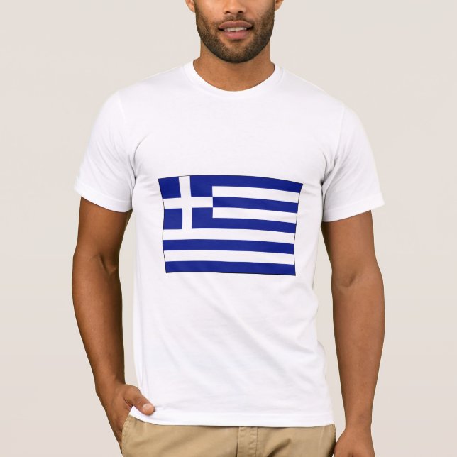 Greece FLAG International T-Shirt (Front)