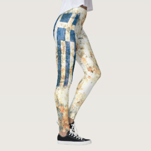 Greece Flag Leggings