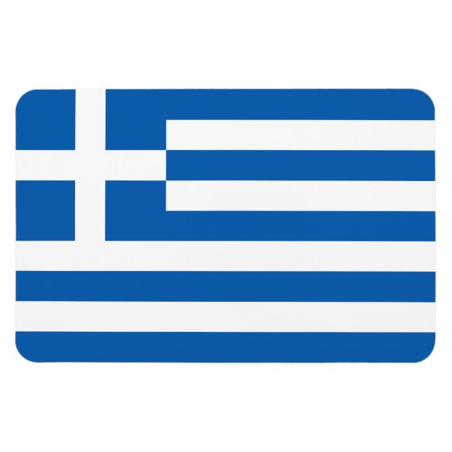 Greece Flag Magnet (Horizontal)