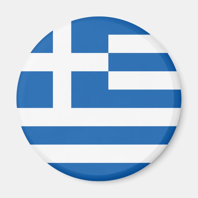 Greece flag Magnet (Front)