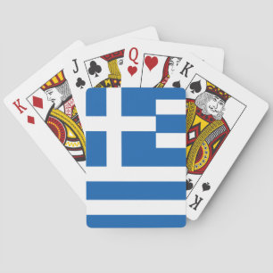 Greece Flag Playing Cards