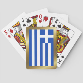 Greece Flag Playing Cards