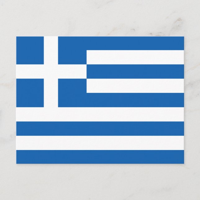 Greece Flag Postcard (Front)