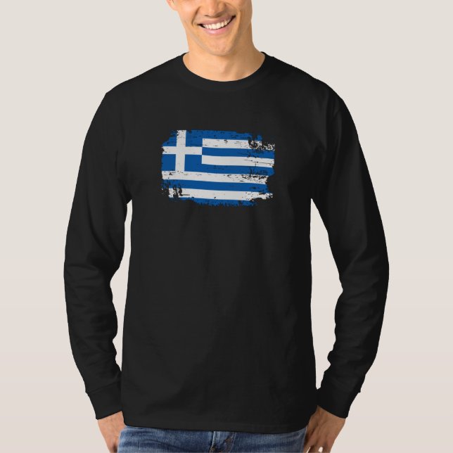Greece Flag T-Shirt (Front)