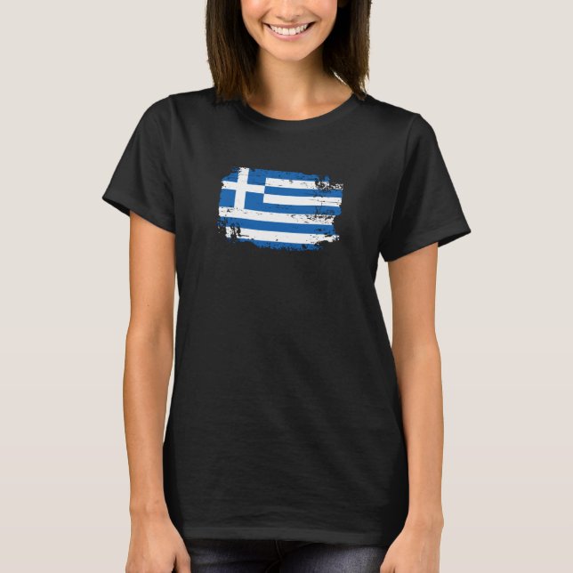 Greece Flag T-Shirt (Front)